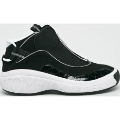 Tommy Jeans - Buty. Czarne buty sportowe męskie marki Tommy Jeans, z jeansu, na sznurówki. W wyprzedaży za 379,90 zł.