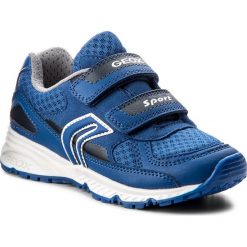 Sneakersy GEOX - J Bernie C J8211C 014AF C4011 S Royal. Niebieskie półbuty męskie skórzane Geox, bez wzorów, na rzepy. Za 269,00 zł.