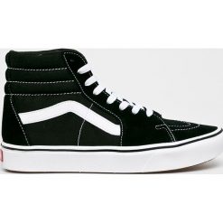 Vans - Trampki ComfyCush. Czarne trampki męskie Vans, bez wzorów, ze skóry, na sznurówki. W wyprzedaży za 299,90 zł.