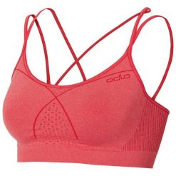 Odlo Biustonosz Sports Seamless Bra Top Soft różowy r.S (130271). Różowe biustonosze sportowe damskie marki Odlo. Za 75,72 zł.