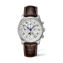 LONGINES Master Collection L2.673.4.78.3. Białe zegarki męskie marki LONGINES, ze stali. Za 11660,00 zł.