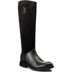 Buty zimowe damskie: Oficerki TOMMY HILFIGER – Holly 18C FW0FW01681 Black 990