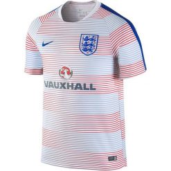 Nike Koszulka męska England Pre-Match Training II biała r. M (725313 101). Białe t-shirty męskie Nike, m. Za 146,74 zł.