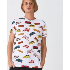 T-shirt Batman - Biały. Białe t-shirty damskie House, xl, z motywem z bajki, bez kołnierzyka. Za 49,99 zł.