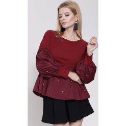 Bordowa Bluzka Get On The Floor. Czerwone bluzki longsleeves other, uniwersalny. Za 69,99 zł.