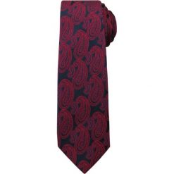 Modny i Elegancki Krawat Alties - Wzór Paisley, Czerwień KRALTS0170. Czerwone krawaty męskie Alties, bez wzorów, z tkaniny, eleganckie. Za 40,00 zł.
