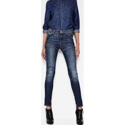 Dżinsy - Super Skinny fit - w kolorze niebieskim. Niebieskie jeansy damskie marki G-Star, l, w paski, klasyczne, z podwyższonym stanem. W wyprzedaży za 273,95 zł.