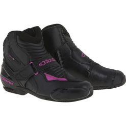 Buty sportowe STELLA SMX-1 R ALPINESTARS kolor czarny/fioletowy, rozmiar 42. Czarne buty sportowe damskie Alpinestars, bez wzorów, z syntetyku, sportowe. W wyprzedaży za 399,00 zł.