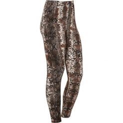 Cellbes Miękkie legginsy dżersejowe czarny Nadruk skóry węża female czarny/ze wzorem 54/56. Czarne legginsy damskie Cellbes, z nadrukiem, ze skóry. Za 109,00 zł.