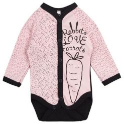 Garnamama Body Dziewczęce Z Długim Rękawem Rabbit 56 Różowe. Różowe body niemowlęce Garnamama, bez wzorów, z długim rękawem. W wyprzedaży za 24,00 zł.