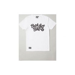 Koszulka BLB FLOCK SCRIPT White. Białe koszulki męskie Crankk, xl, z aplikacjami, z bawełny, bez kołnierzyka, bez rękawów. Za 109,00 zł.