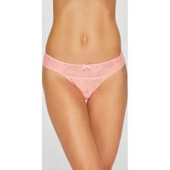 Undiz - Stringi Basiciz. Pomarańczowe majtki damskie marki Undiz, xl, bez wzorów, z elastanu. W wyprzedaży za 24,90 zł.