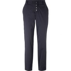 Spodnie chino Boyfriend bonprix nocny niebieski. Niebieskie spodnie damskie bonprix, bez wzorów. Za 109,99 zł.