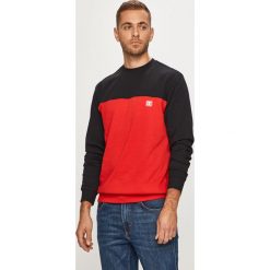 DC - Bluza. Szare bluzy męskie DC, xl, bez wzorów, z bawełny, z okrągłym kołnierzem, bez rękawów, bez kaptura. W wyprzedaży za 179,90 zł.