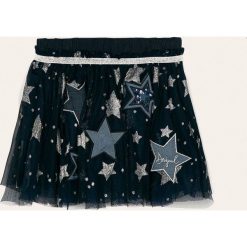 Desigual - Spódnica dziecięca 104-164 cm. Niebieskie spódniczki dziewczęce Desigual, bez wzorów, z bawełny, mini, rozkloszowane. W wyprzedaży za 159,90 zł.