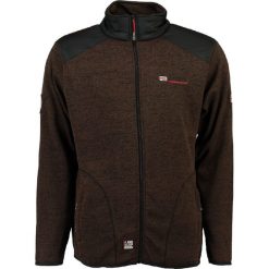Bluzy męskie: Bluza polarowa "Timon" w kolorze czarno-brązowym