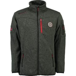 Bluza polarowa "Upshot" w kolorze antracytowym. Szare bluzy męskie Geographical Norway Men, s, bez wzorów, z dzianiny, ze stójką, bez rękawów, bez kaptura. W wyprzedaży za 137,95 zł.