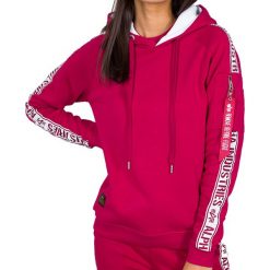 ALPHA INDUSTRIES AL TAPE HOODY > 198033454. Bluzy damskie Alpha Industries, l, bez wzorów, z bawełny, bez rękawów, bez kaptura. W wyprzedaży za 259,99 zł.