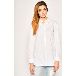 Koszula Marc O'Polo 002 1457 42311. Białe bluzki damskie Marc O'Polo, bez wzorów, z elastanu, polo, bez rękawów. W wyprzedaży za 249,00 zł.