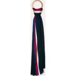 Tommy Hilfiger - Szalik. Niebieskie szaliki męskie TOMMY HILFIGER, bez wzorów, z tkaniny. Za 219,90 zł.