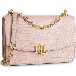 Torebka LAUREN RALPH LAUREN - Madison 431746229003 Mellow Pink. Różowe listonoszki damskie Lauren Ralph Lauren, bez wzorów, ze skóry, bez dodatków. Za 1169,00 zł.