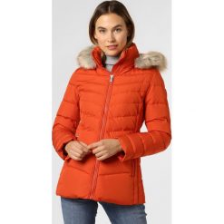 Tommy Hilfiger - Damska kurtka puchowa, czerwony. Czerwone kurtki damskie TOMMY HILFIGER, l, bez wzorów, prążkowane, eleganckie, bez kaptura. Za 399,95 zł.