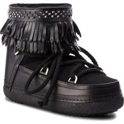 Buty INUIKII - Boot Fringes 70101-31 Black. Czarne kozaki damskie marki Inuikii, ze skóry, bez zapięcia. W wyprzedaży za 979,00 zł.