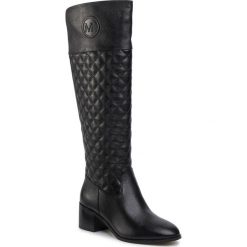 Kozaki MICHAEL MICHAEL KORS - Dylyn Boot 40F9DYMB6L Black. Czarne kozaki damskie MICHAEL Michael Kors, ze skóry, bez obcasa, na obcasie, bez zapięcia. W wyprzedaży za 1079,00 zł.