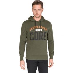 Jack & Jones Carving Bluza Zielony. Zielone bluzy męskie Jack & Jones, l, z nadrukiem, z bawełny, bez kołnierzyka, bez rękawów, bez kaptura. Za 175,95 zł.