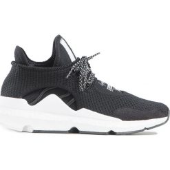 Buty Y-3 SAIKOU. Czarne buty sportowe damskie Y-3, w paski, z dzianiny, sportowe, do biegania. W wyprzedaży za 1032,00 zł.