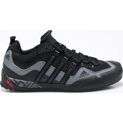 Adidas Performance - Buty Terrex Swift Solo. Czarne buty trekkingowe męskie adidas Performance, z materiału, na sznurówki, outdoorowe. Za 399,90 zł.