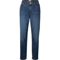 Dżinsy BOYFRIEND, przyjazne dla środowiska, z poliesteru z recyklingu bonprix ciemny denim. Czarne jeansy damskie bonprix, s. Za 129,99 zł.