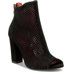 Buty zimowe damskie: Botki R.POLAŃSKI – 0920 Czarny Zamsz
