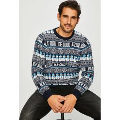 Tokyo Laundry - Sweter. Niebieskie swetry męskie marki Tokyo Laundry, s, bez wzorów, z dzianiny, z okrągłym kołnierzem, bez kaptura. W wyprzedaży za 69,90 zł.