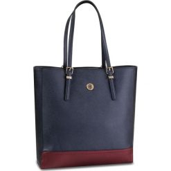 Torebka TOMMY HILFIGER - Honey Workbag CB AW0AW07299 BDS. Czerwone torebki klasyczne damskie TOMMY HILFIGER, bez wzorów, ze skóry ekologicznej, klasyczne, bez dodatków. Za 849,00 zł.
