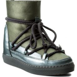 Buty zimowe damskie: Buty INUIKII – Sneake Wedge Gloss 30170 Petrol