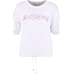 T-shirty damskie: talkabout 1/2 ARM Tshirt z nadrukiem weiss/weiss