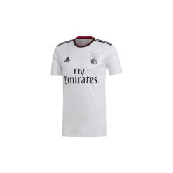 T-shirty z krótkim rękawem adidas Koszulka wyjazdowa Benfica. Białe koszulki męskie Adidas, s, bez wzorów, bez kołnierzyka, z krótkim rękawem, krótkie. Za 379,00 zł.