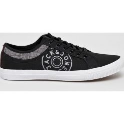 Jack & Jones - Tenisówki. Szare trampki męskie Jack & Jones, bez wzorów, z materiału, na sznurówki. W wyprzedaży za 99,90 zł.
