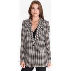 TWINSET Marynarka Czarny Brązowy. Pomarańczowe kurtki damskie Twinset, s, bez wzorów, z elastanu. Za 878,95 zł.