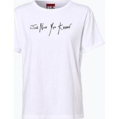 T-shirty damskie: HUGO – T-shirt damski – Dennada, czarny