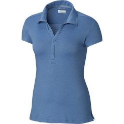 Koszulka funkcyjna "Shadow Time" w kolorze niebieskim. Niebieskie koszulki damskie Columbia, m, z materiału, polo. W wyprzedaży za 112,95 zł.