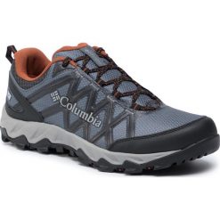 Trekkingi COLUMBIA - Peakfreak X2 Outdry BM0829 Graphi/Dark Adobe 053. Szare trapery męskie Columbia, z tworzywa sztucznego, bez zapięcia, trekkingowe. W wyprzedaży za 399,00 zł.