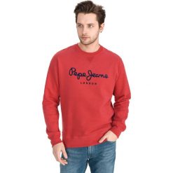 Pepe Jeans Albert Bluza Czerwony. Czerwone bluzy męskie Pepe Jeans, xl, z nadrukiem, z bawełny, bez kołnierzyka, bez rękawów, bez kaptura. Za 307,95 zł.