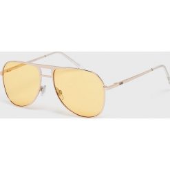Vans - Okulary. Żółte okulary przeciwsłoneczne męskie marki Vans, z materiału. Za 79,90 zł.