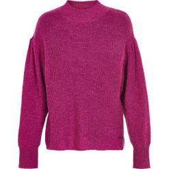Sweter "Idalah" w kolorze fuksji. Różowe swetry damskie marki Nümph, xs, bez wzorów, ze splotem, bez rękawów, bez kaptura. W wyprzedaży za 136,95 zł.
