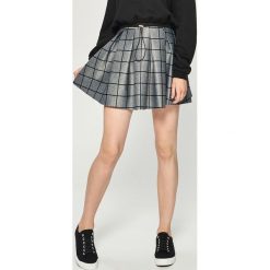 Plisowana spódnica mini - Wielobarwny. Spódniczki damskie Sinsay, s, bez wzorów, mini. Za 49,99 zł.