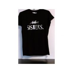 T-shirt BBF SISTERS. Czarne t-shirty damskie Funfara, s, bez wzorów, z bawełny, bez kołnierzyka. Za 89,00 zł.