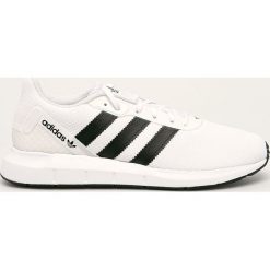 Adidas Originals - Buty Swift Run RF. Białe sneakersy męskie adidas Originals, z materiału, na sznurówki. Za 379,90 zł.