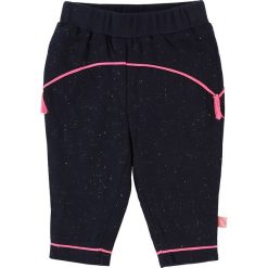 Spodnie dresowe w kolorze granatowym. Niebieskie spodnie niemowlęce Billieblush & Billybandit, z aplikacjami, z bawełny. W wyprzedaży za 72,95 zł.
